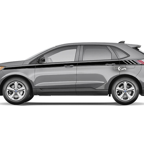 Ford Edge Line Strobe unter den Fenstern Vinyl Rocker Panel Stripes Karosserieaufkleber Vinyl-Grafikaufkleber
