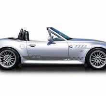 Z3 Logo Seitliche Tür Karierte Streifen Vinyl Aufkleber Paar für BMW Z3_3