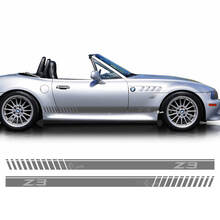 Paar BMW Z3 Strobe Stripes Side Doors Vinyl Aufkleber Aufkleber
 2