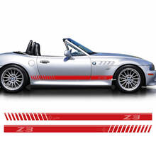 Paar BMW Z3 Strobe Stripes Side Doors Vinyl Aufkleber Aufkleber
 3