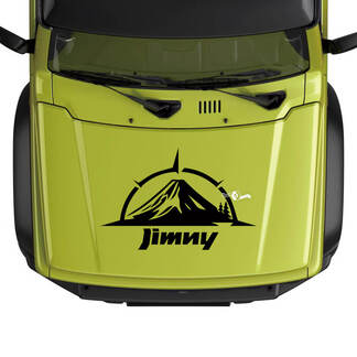 Suzuki JIMNY Hood Mountain Compass Logo Aufkleber Aufkleber Grafiken
