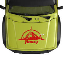 Suzuki JIMNY Hood Mountain Compass Logo Aufkleber Aufkleber Grafiken
 2