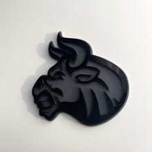 Benutzerdefinierte 3D-Abzeichen Bull Angry Logo Fender Badges Emblem
 2