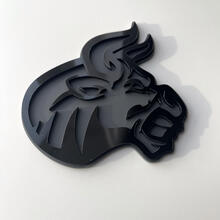 Benutzerdefinierte 3D-Abzeichen Bull Angry Logo Fender Badges Emblem
 4