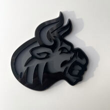 Benutzerdefinierte 3D-Abzeichen Bull Angry Logo Fender Badges Emblem
 5