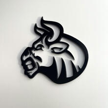 Individuelles 3D-Emblem Bull Angry Logo Kotflügel-Emblem Abzeichen 2 2