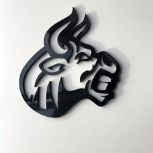 Individuelles 3D-Emblem Bull Angry Logo Kotflügel-Emblem Abzeichen 2 3