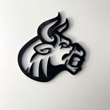 Individuelles 3D-Emblem Bull Angry Logo Kotflügel-Emblem Abzeichen 2 4