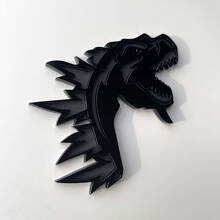 Individuelles 3D-Abzeichen Godzilla Wütendes Logo Kotflügelabzeichen Emblem 2 4