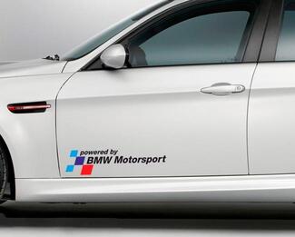 Paar BMW powered by BMW Motorsport Aufkleber M3 M6 M5 M4 e92 e46 e36
