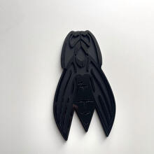 Benutzerdefiniertes 3D Abzeichen Bienen-Wespen-Logo Kotflügelabzeichen Emblem 3 4