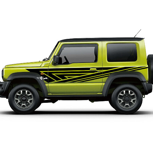 Abstrakte Linien Seitenaufkleber für Türen Decal Sticker für Suzuki JIMNY