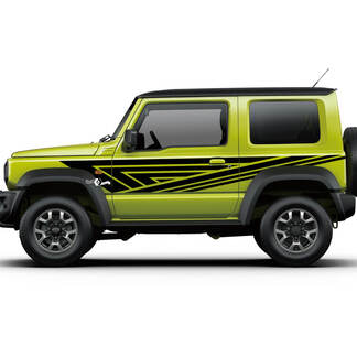 Suzuki JIMNY Seitengrafiken, Türaufkleber, Logo-Linien-Aufkleber
