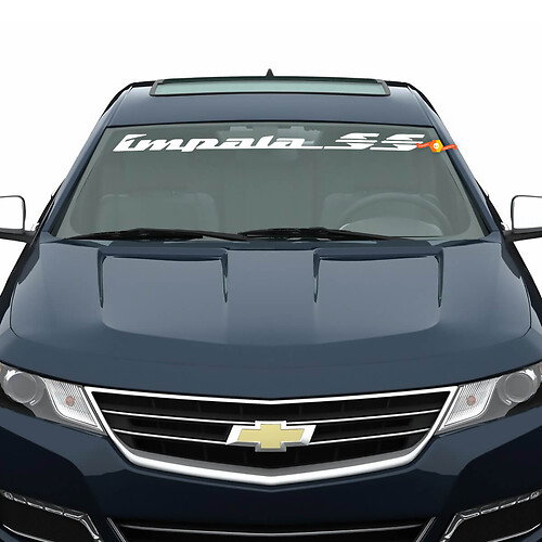 IMPALA SS Windschutzscheiben-Banner, Vinyl-Aufkleber, Aufkleber für Chevy Chevrolet
