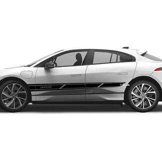 Jaguar I Pace Side Stripes Graphics Doors Aufkleber Logo Lines Aufkleber
 1