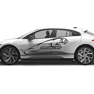 Jaguar I Pace Side Tattoo Stripes Graphics Doors Aufkleber Logo Lines Aufkleber
 1