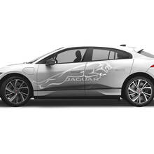 Jaguar I Pace Side Tattoo Stripes Graphics Doors Aufkleber Logo Lines Aufkleber
 2