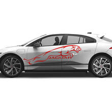 Jaguar I Pace Side Tattoo Stripes Graphics Doors Aufkleber Logo Lines Aufkleber
 3