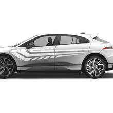 Jaguar I Pace Side Modern Graphics Doors Aufkleber Logo Lines Aufkleber
 3