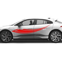 Jaguar I Pace Side Graphics Doors Aufkleber Logo Lines Aufkleber
 2