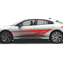 Aufkleber für Jaguar I Pace Side Modern Stripes Graphics Logo Lines Aufkleber
 2