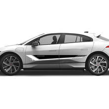 Jaguar I-Pace Seitliche Doppelstreifen Grafiken Türaufkleber Logo Linien Sticker
 2