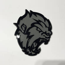 Wütender Sasquatch Bigfoot 3D Kotflügel-Emblem Abzeichen_2