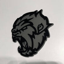 Wütender Sasquatch Bigfoot 3D Kotflügel-Emblem Abzeichen_3