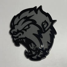 Wütender Sasquatch Bigfoot 3D Kotflügel-Emblem Abzeichen_4
