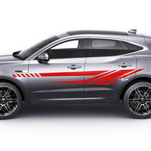 Jaguar E-Pace Side Modern Doors Stripes Graphics Aufkleber Logo-Aufkleber
 2