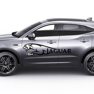 Jaguar E-Pace-Seitenlogo, Jaguar-Türen-Grafikaufkleber, Logo-Aufkleber
