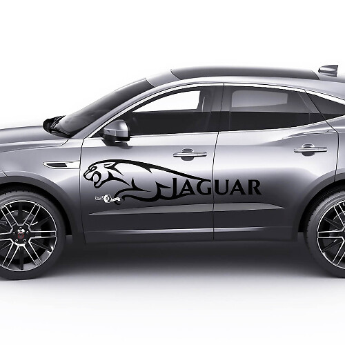 Jaguar E-Pace-Seitenlogo, Jaguar-Türen-Grafikaufkleber, Logo-Aufkleber
