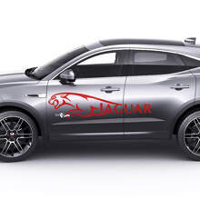 Seitliches Logo Jaguar Türgrafik Aufkleber Logo Sticker für Jaguar E-Pace 2