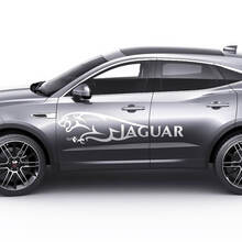 Jaguar E-Pace-Seitenlogo, Jaguar-Türen-Grafikaufkleber, Logo-Aufkleber
 3