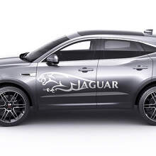 Seitliches Logo Jaguar Türgrafik Aufkleber Logo Sticker für Jaguar E-Pace 3