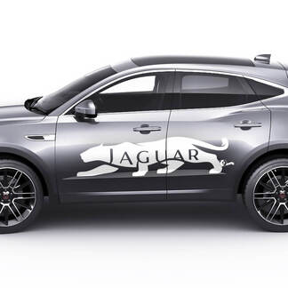 Jaguar E-Pace-Seitenlogo, Jaguar-Türen-Grafikaufkleber, Logo-Aufkleber 2
