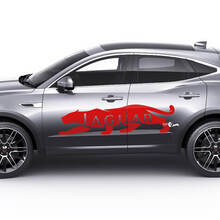 Jaguar E-Pace-Seitenlogo, Jaguar-Türen-Grafikaufkleber, Logo-Aufkleber 2
 2