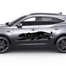 Jaguar E-Pace-Seitenlogo, Jaguar-Türen-Grafikaufkleber, Logo-Aufkleber 2
 3