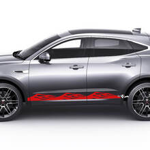 Jaguar E-Pace Side Flame Doors Grafikaufkleber Logo-Aufkleber
 2