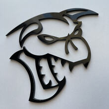 Hellcat Demon 3D-Abzeichen, schwarzes Fender-Abzeichen-Emblem
 4