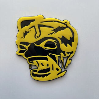 Zombie Bee Super Bee 3D-Abzeichen Black vs Yellow Fender Badges Emblem
