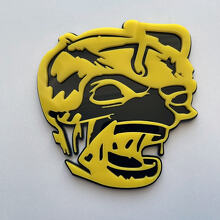 Zombie Bee Super Bee 3D-Abzeichen Black vs Yellow Fender Badges Emblem
 2