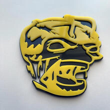 Zombie Bee Super Bee 3D-Abzeichen Black vs Yellow Fender Badges Emblem
 3