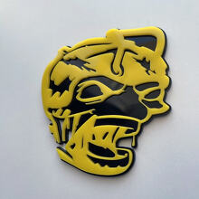 Zombie Bee Super Bee 3D-Abzeichen Black vs Yellow Fender Badges Emblem
 4