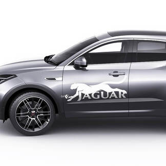 Jaguar Logo Cat E-Pace Seitentüren Grafikaufkleber Logo-Aufkleber
 1