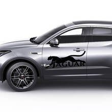 Jaguar Logo Cat E-Pace Seitentüren Grafik Aufkleber Logo Sticker
 3