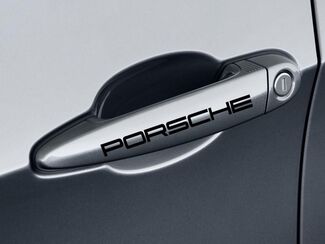 4 Porsche -Türgriff für Cayenne Panamera Boxter 911 Embleme Aufkleber Aufkleber