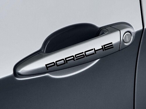 Porsche Türgriff Vinylaufkleber Set für Porsche Fahrzeuge
