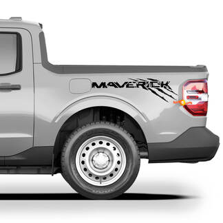 Ford Maverick Claw Mark Vinyl Graphics Aufkleber Aufkleber Bettseitenaufkleber Aufkleber LKW
