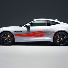 Jaguar F-Type R Side Racing Graphics Doors Aufkleber Logo-Aufkleber
 3